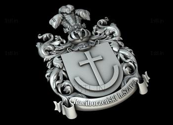 Coat of arms (GR_0362) 3D model for CNC machine